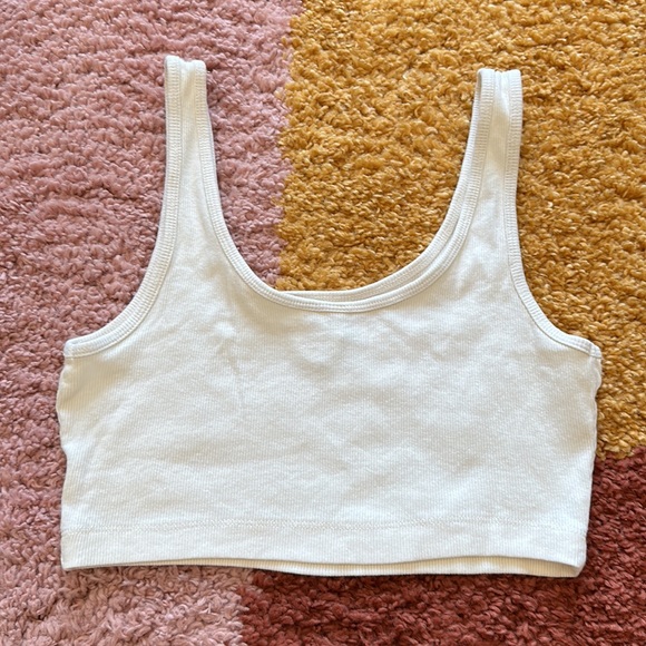 H&M Ribbed Cropped Tank Top - Picture 4 of 4